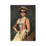 Vintage Chic Girl (Print Only) thumbnail