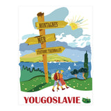 Hiking on Adriatic Coast, Yugoslavia (Print Only) thumbnail