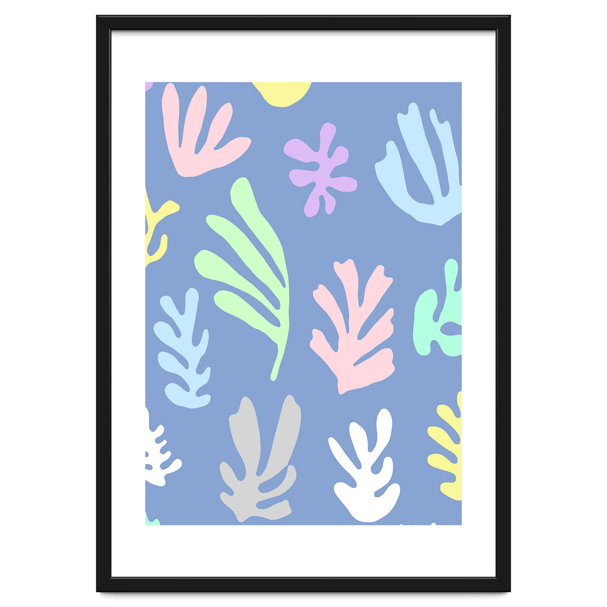 Matisse Colorful Leaves Blue