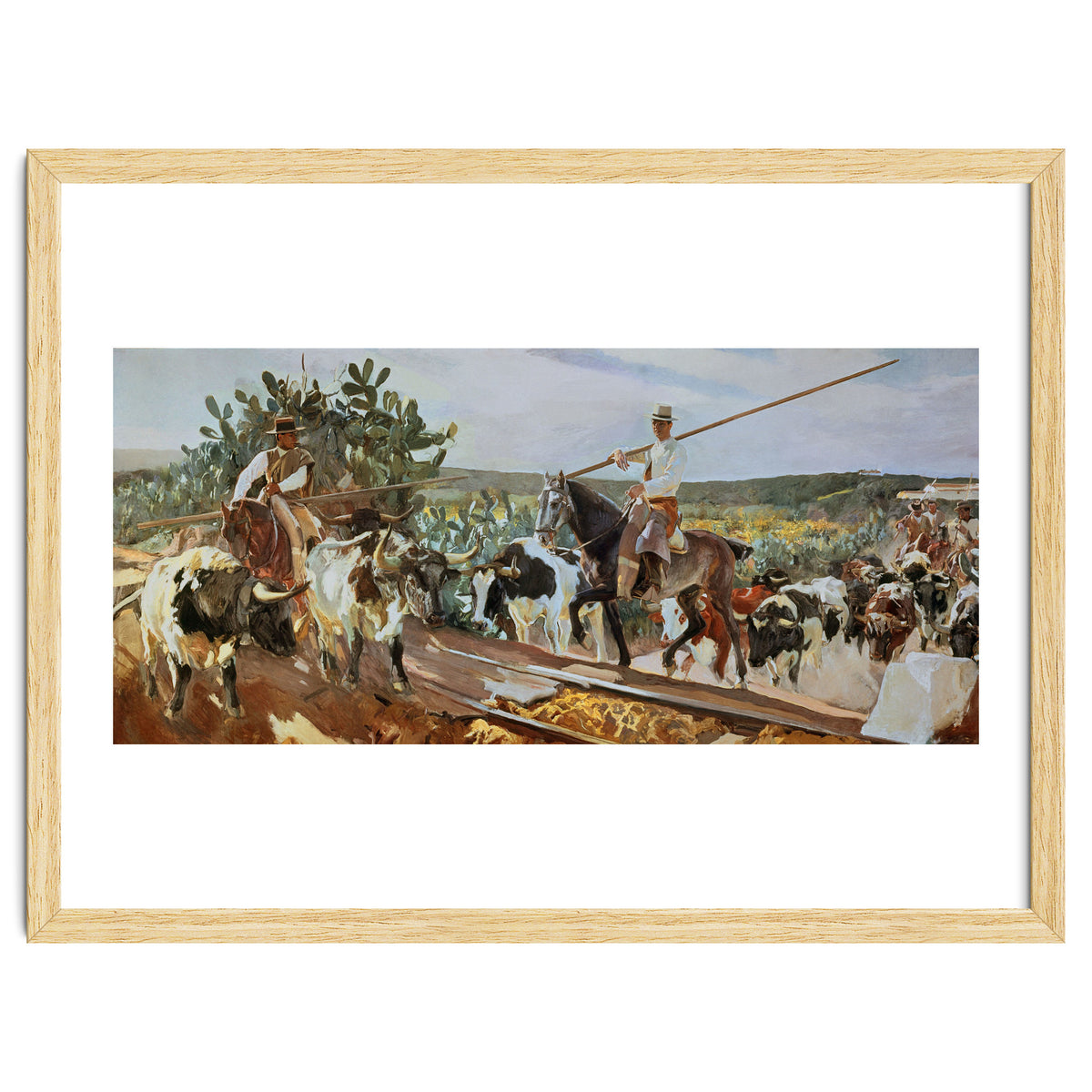 'Andalusia, The Round Up', 1914, Oil on canvas, 358 x 766,5 cm.