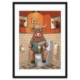 Highland Cow On The Toilet thumbnail