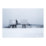 First aid house in the winter seascape (Print Only) thumbnail