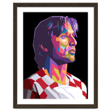 Luka Modric pop art portrait thumbnail