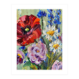 Vibrant Wildflower Meadow Oil Painting (Print Only) thumbnail