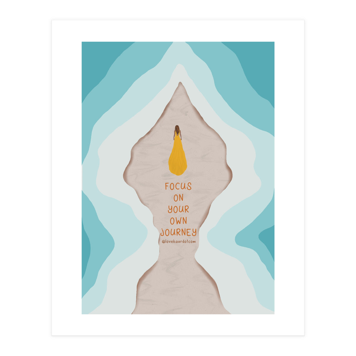 Focus On Your Own Journey (Print Only)