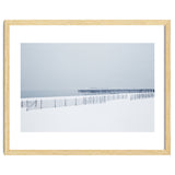 Pier in the winter seascape thumbnail