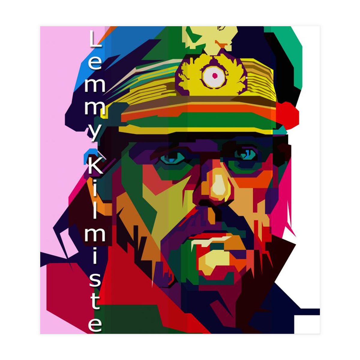 Lemmy Kilmister Motorhead English Metal Pop Art Wpap (Print Only)