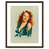 Portrait Of A Redhead Pinup Woman thumbnail
