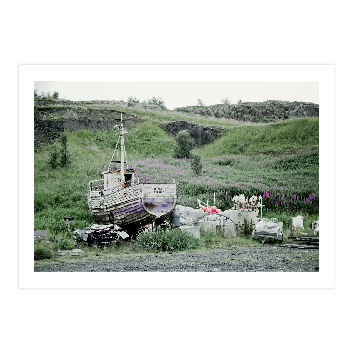 Abandoned Boat - Iceland (Print Only)