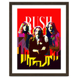Rush Progressive Rock Pop Art WPAP thumbnail