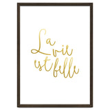 La vie est belle #society6 #typography #buyart thumbnail