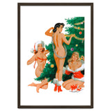 Three Beautiful Women Decorating a Christmas Tree thumbnail