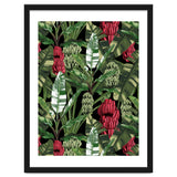 Banano Leaves Dark Jungle Red thumbnail