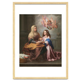 Bartolomé Esteban Murillo / 'Saint Anne with the Virgin', ca.  1655, Spanish School. VIRGIN MARY. thumbnail