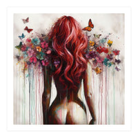 Scarlet Butterfly Back (Print Only)