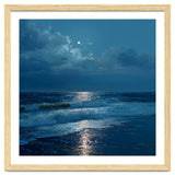 Moonlit Shoreline with Crashing Surf thumbnail