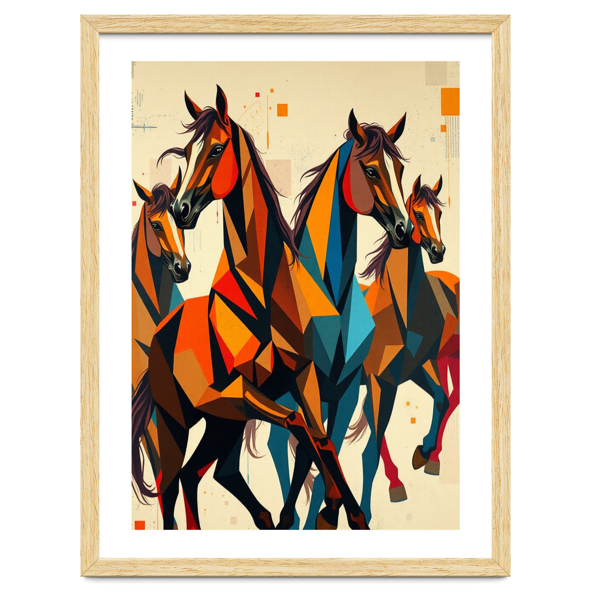 Abstract Horse Modern