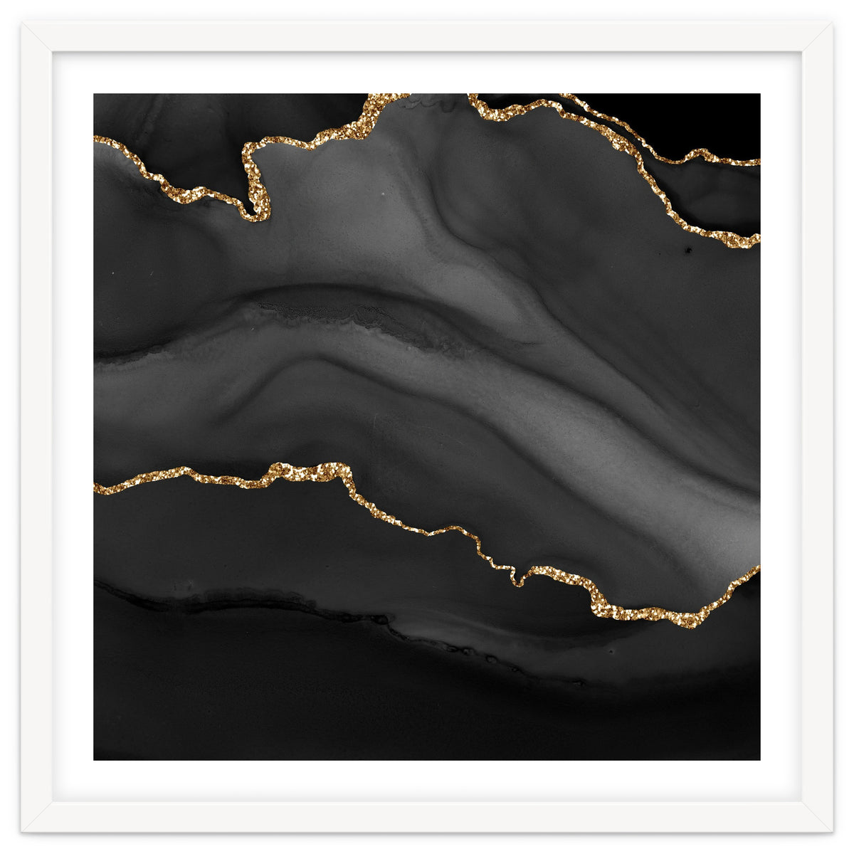 Black & Gold Agate Texture 01