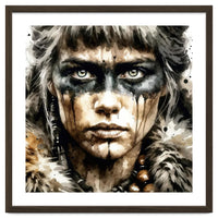 Fur Collar Warrior Portrait