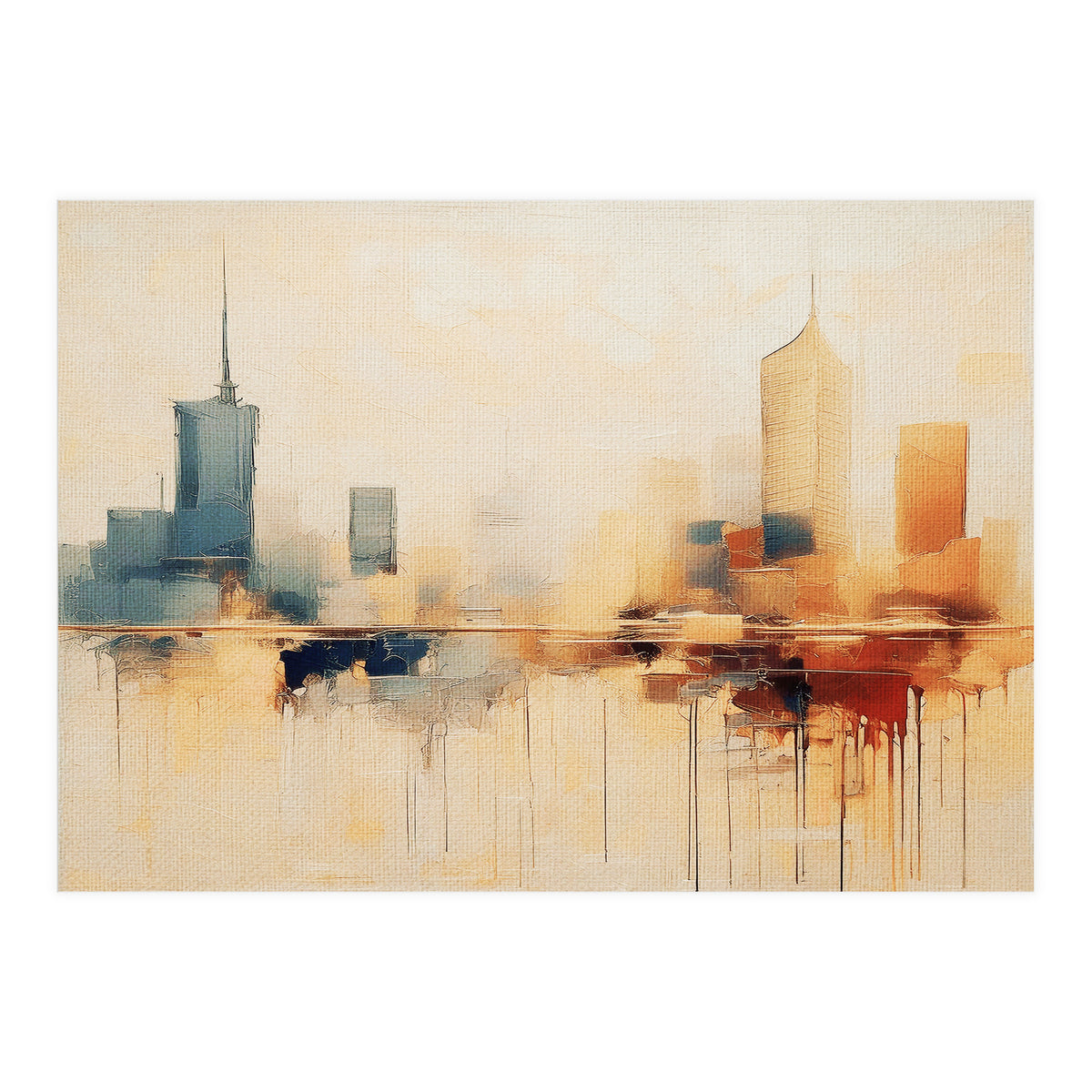 Buildings At Dusk 05 (Print Only)