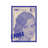 Emma Watson Stamps Art (Print Only)