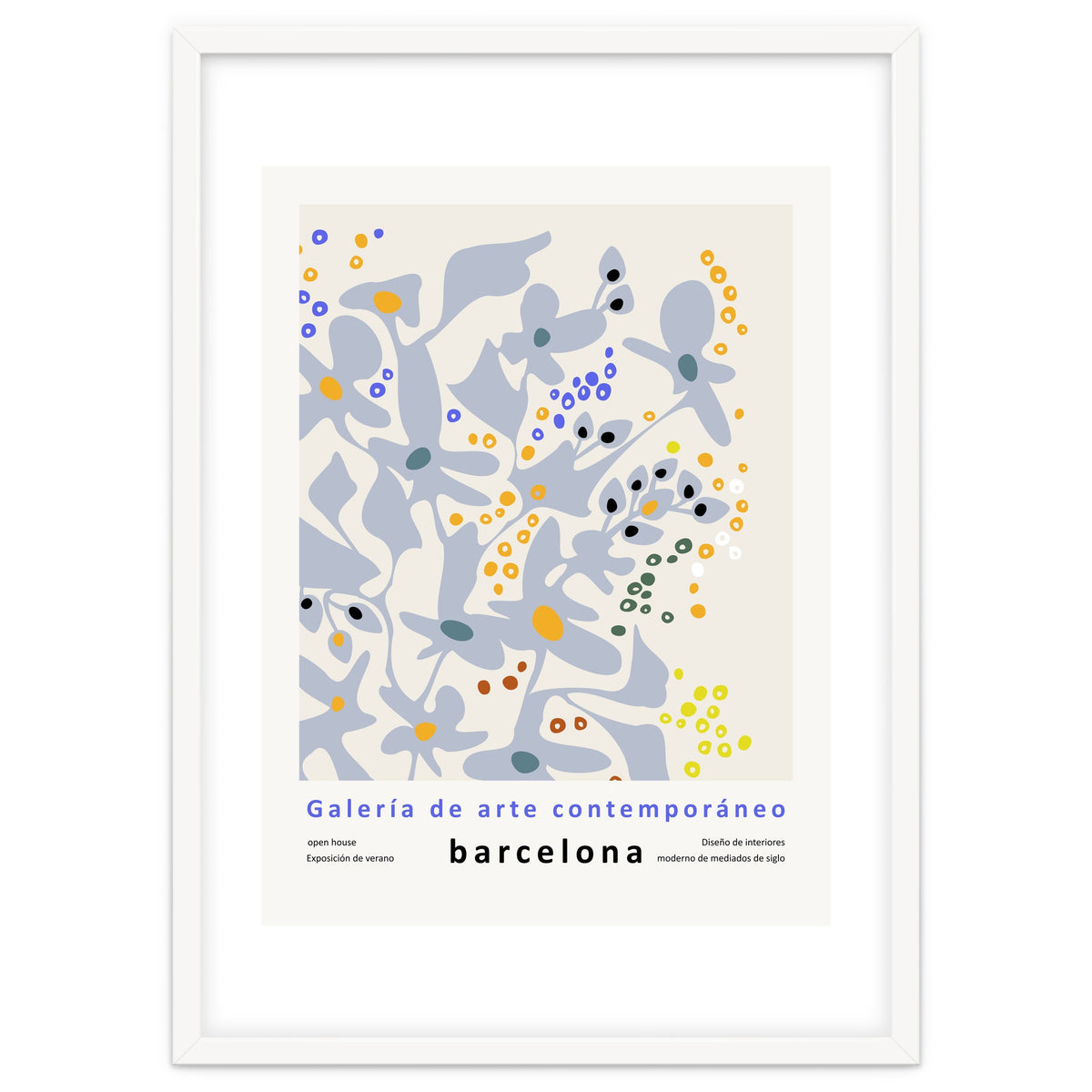 Contemporary art gallery Barcelona design and interior