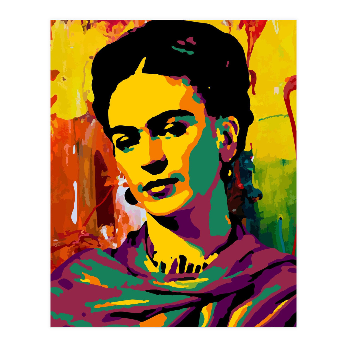 Frida Kahlo Abstract 3 (Print Only)