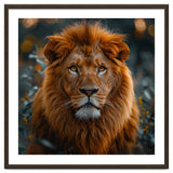 Majestic Lion Portrait Intense Gaze Wildlife thumbnail