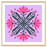 Magenta mandala flowers thumbnail