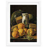 Luis Egidio Meléndez / 'Still Life of Oranges, Watermelon, a Pot, and Boxes of Cake', ca.  1760. thumbnail