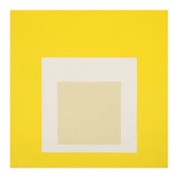 JOSEF ALBERS - HOMAGE TO THE SQUARE YELLOW WHITE (Print Only)
