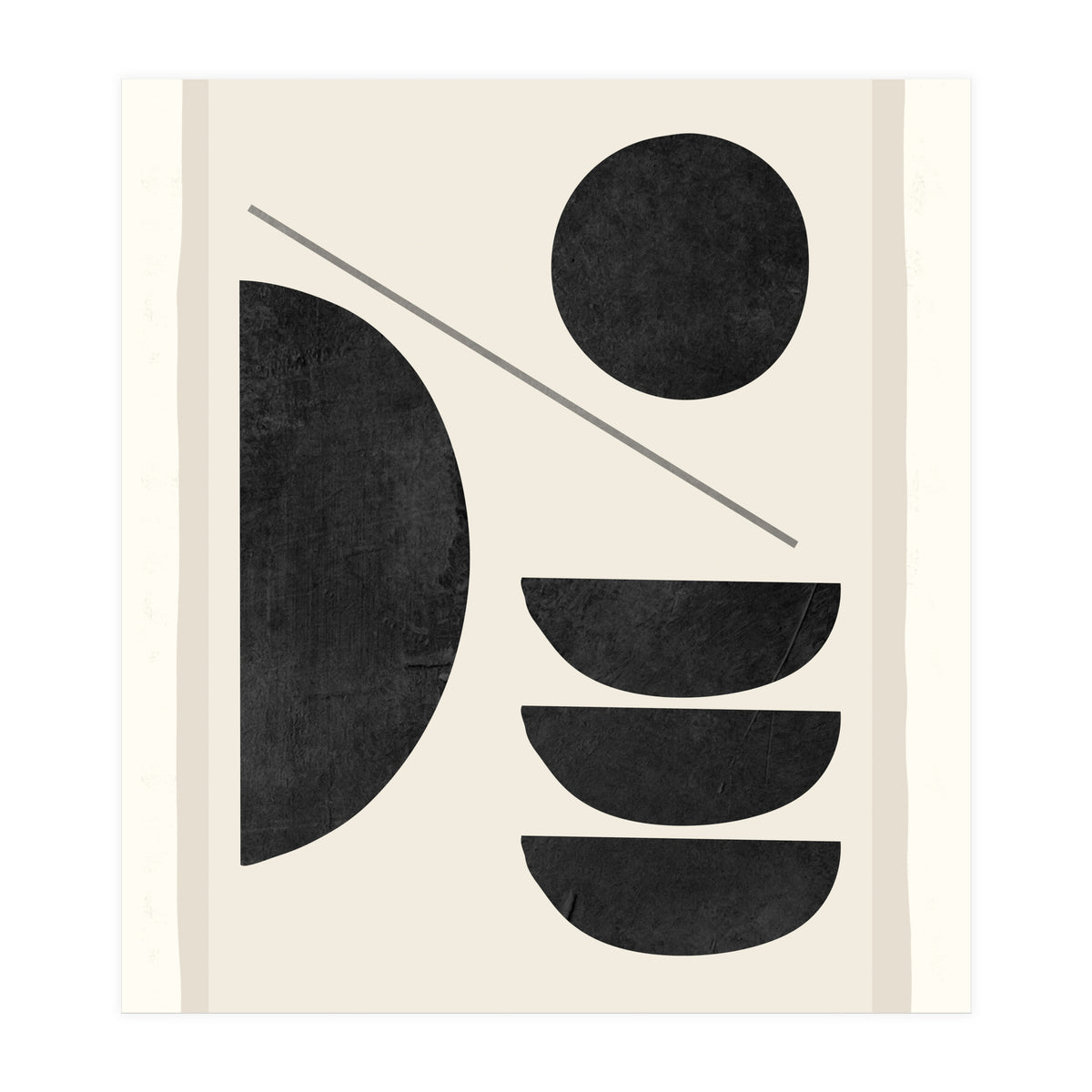Modern Abstract Minimal Shapes 187 (Print Only)