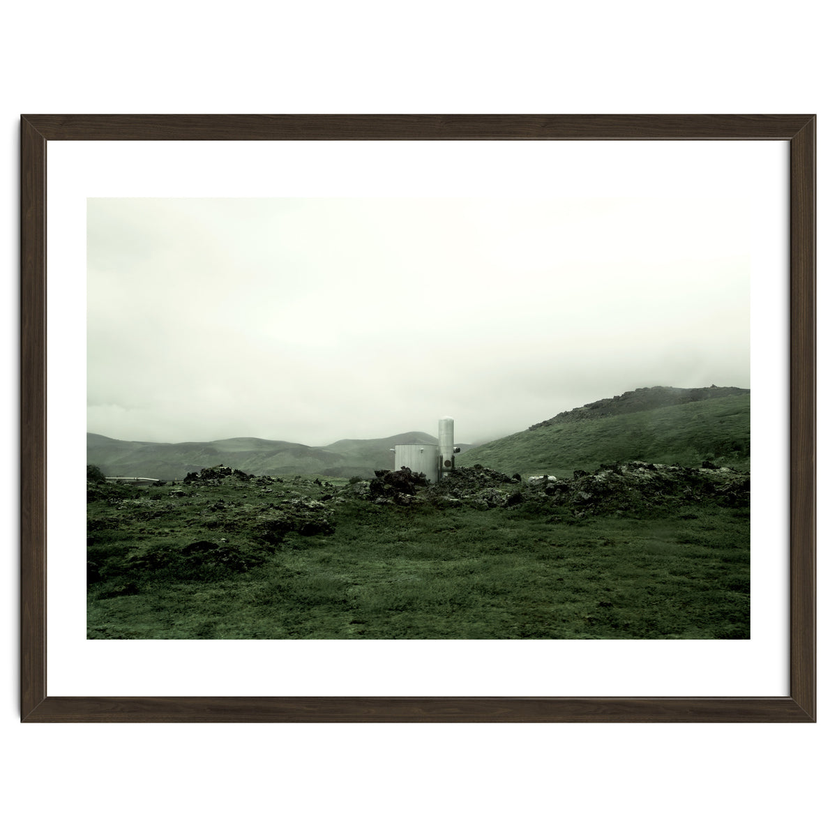 Tank in the grassland - Iceland