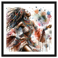 Skyward Beadwork Dancer Portrait