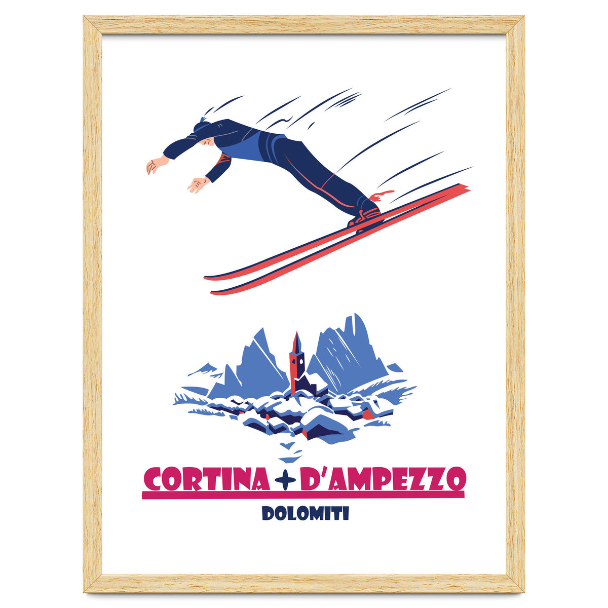 Ski Jump At Cortina Di Ampezzo