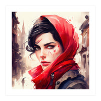 Modern Little Red Riding Hood (Print Only)