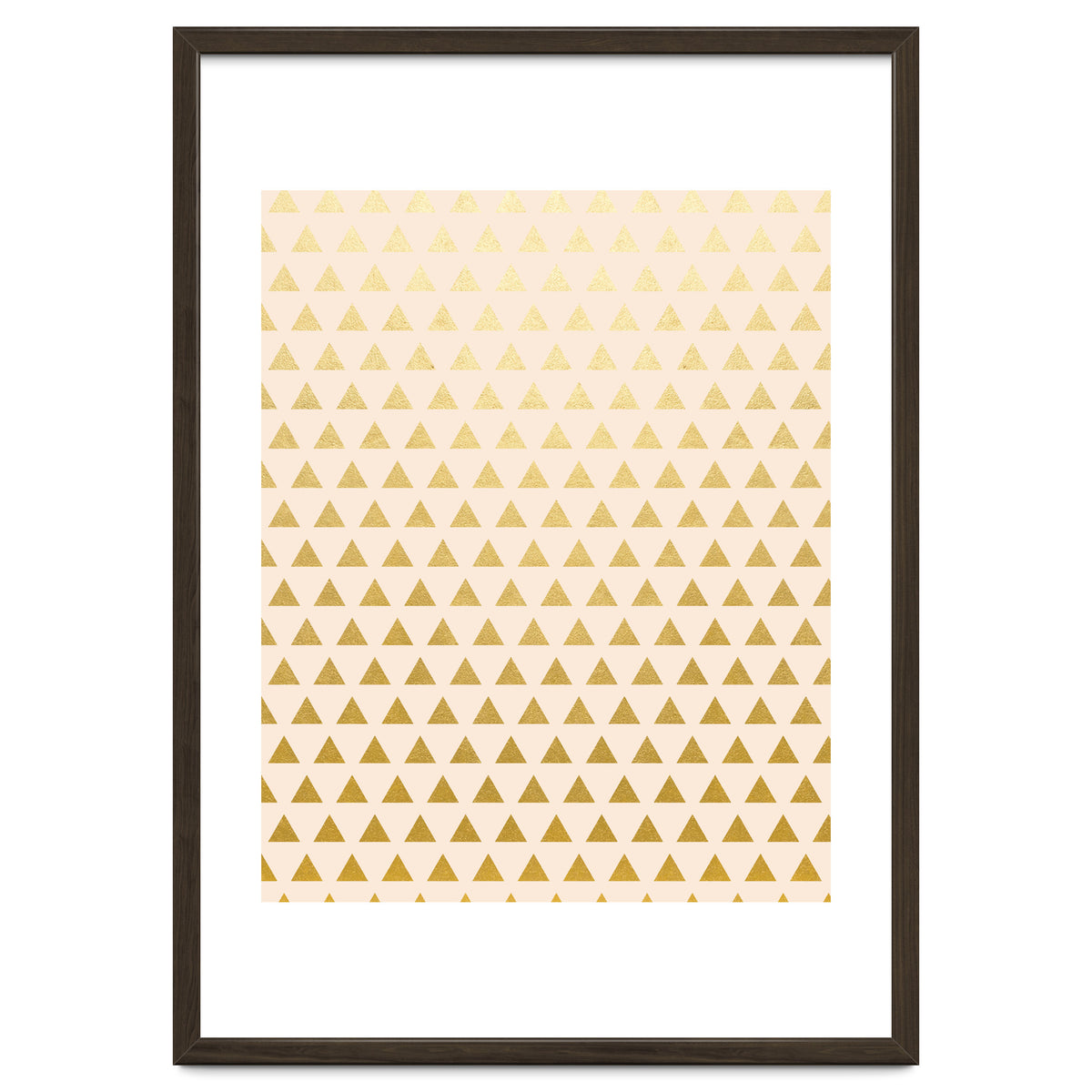 Blush + Gold Triangles #society6 #decor #buyart