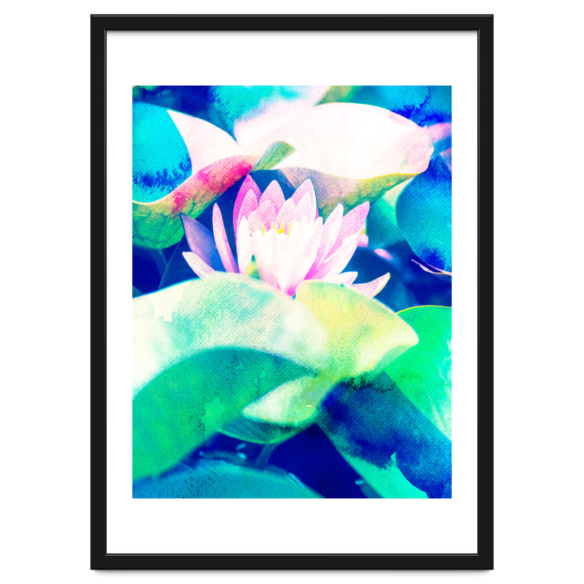 Watercolor Lotus