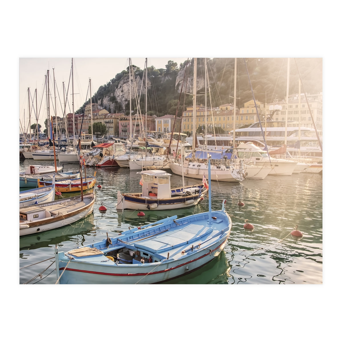 Harbor In Nice (Print Only)