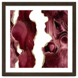 Burgundy & Gold Glitter Agate Texture 05 thumbnail