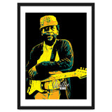 Willie King American Blues Guitarist in Pop Art thumbnail