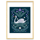 Swan Purple And Teal thumbnail