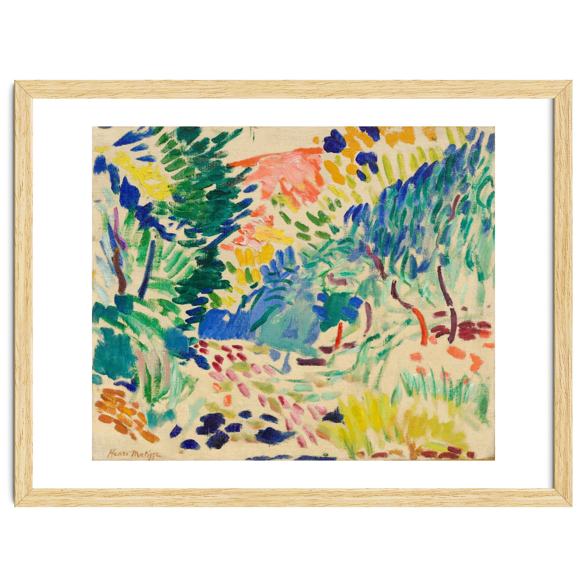 Landscape at Collioure – Henri Matisse (1905)