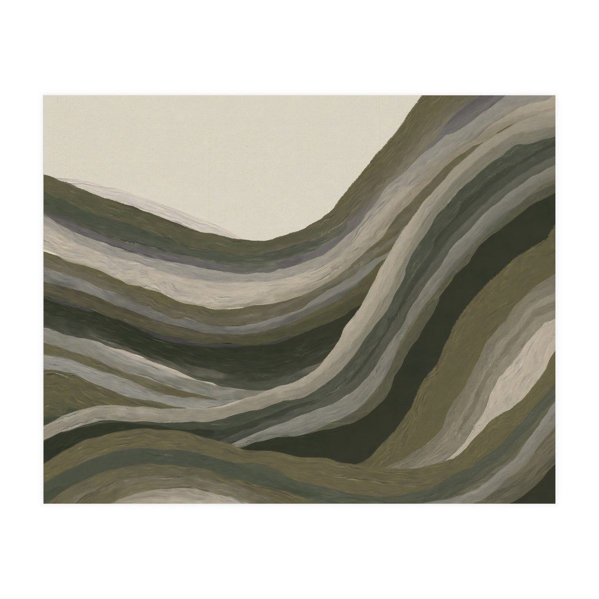 Moody Abstract Hills (Print Only)