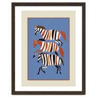 Striped Running Horses