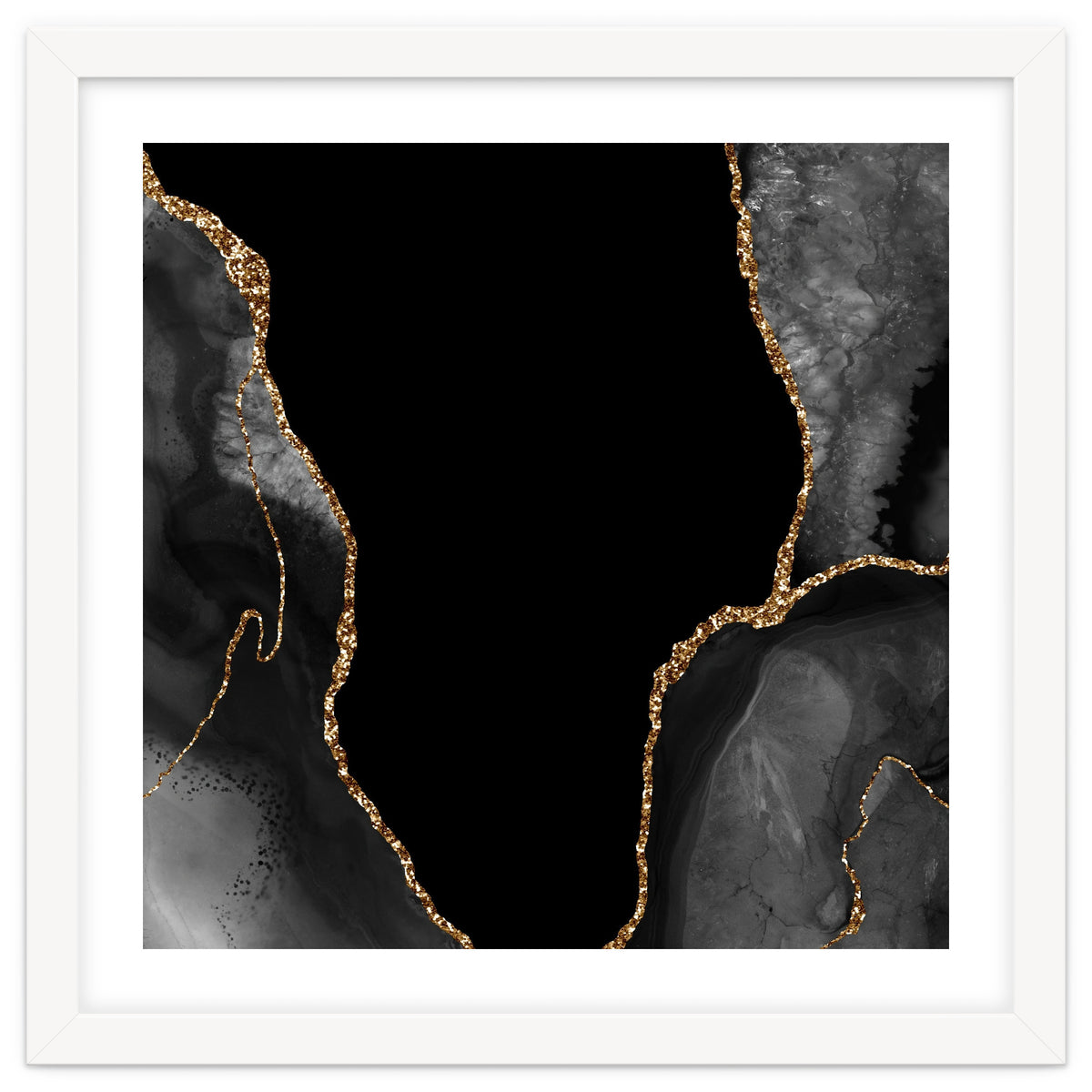 Black & Gold Agate Texture 03