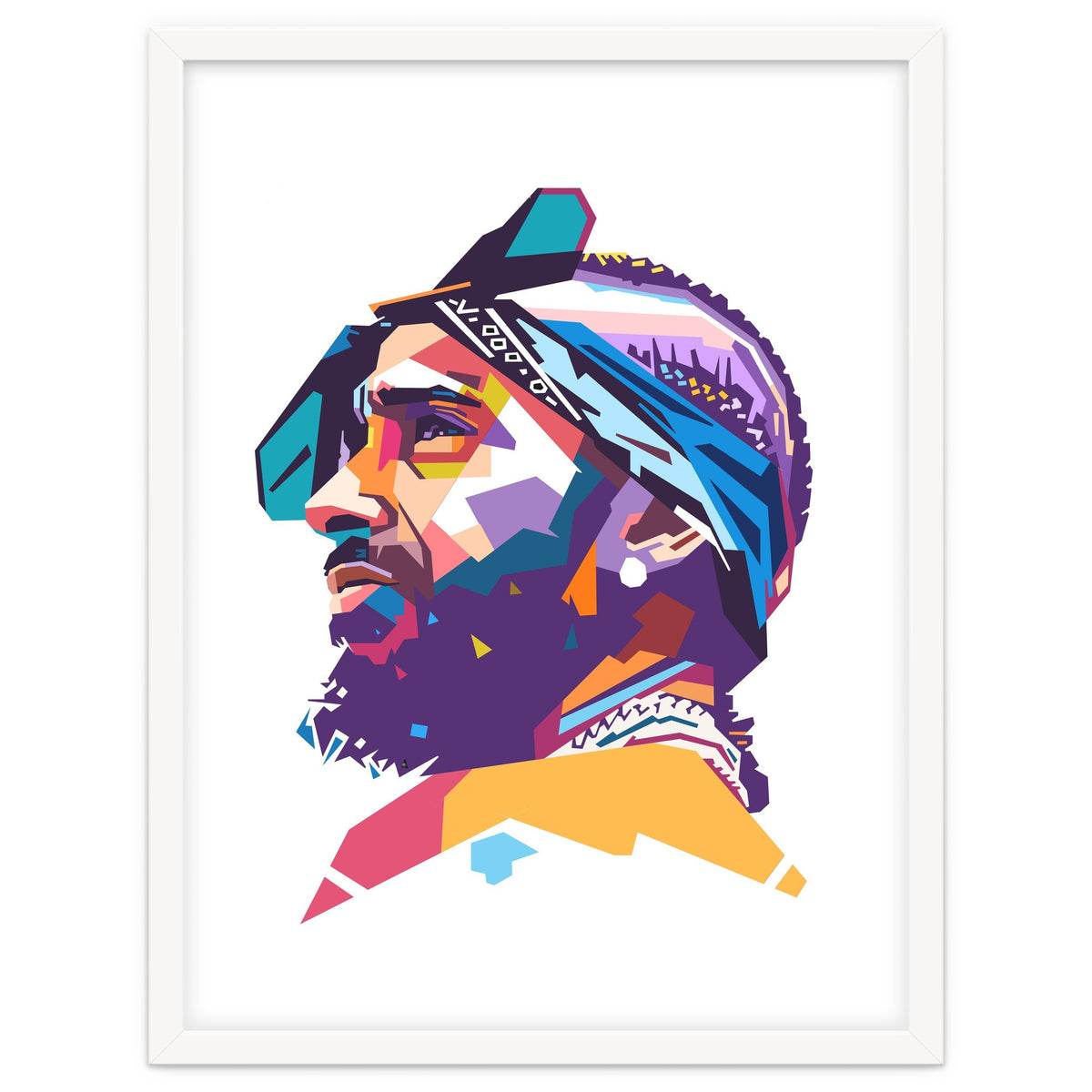 Nipsey Hussle pop art portrait