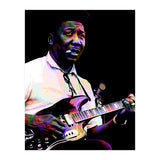 Muddy Waters American Blues Singer Legend Colorful Art (Print Only) thumbnail