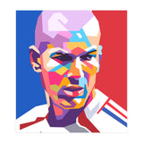Zinedine Zidane art (Print Only) thumbnail