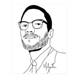 Malcolm X Illustration (Print Only) thumbnail
